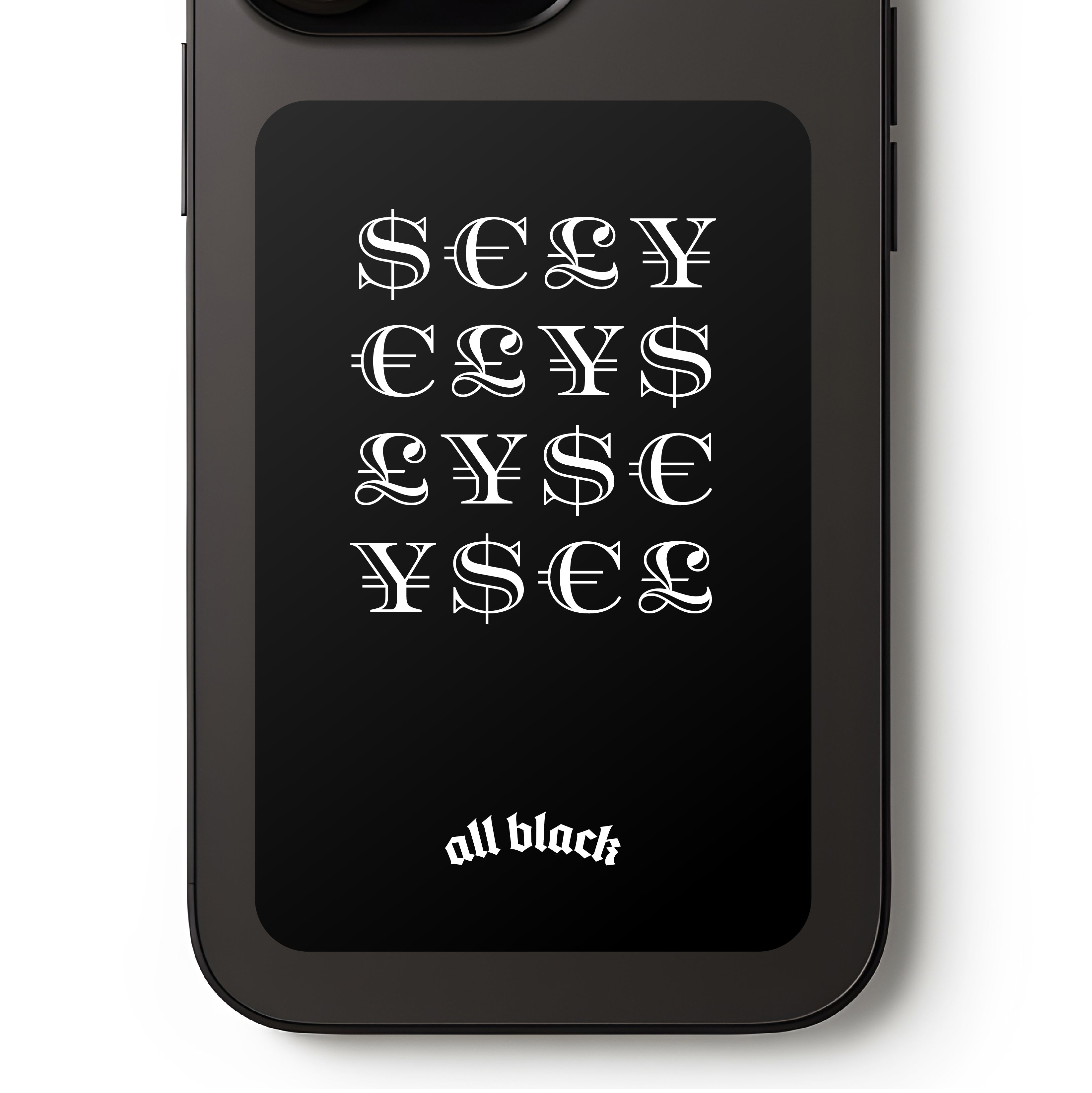 Money Symbols Sticker (XL)