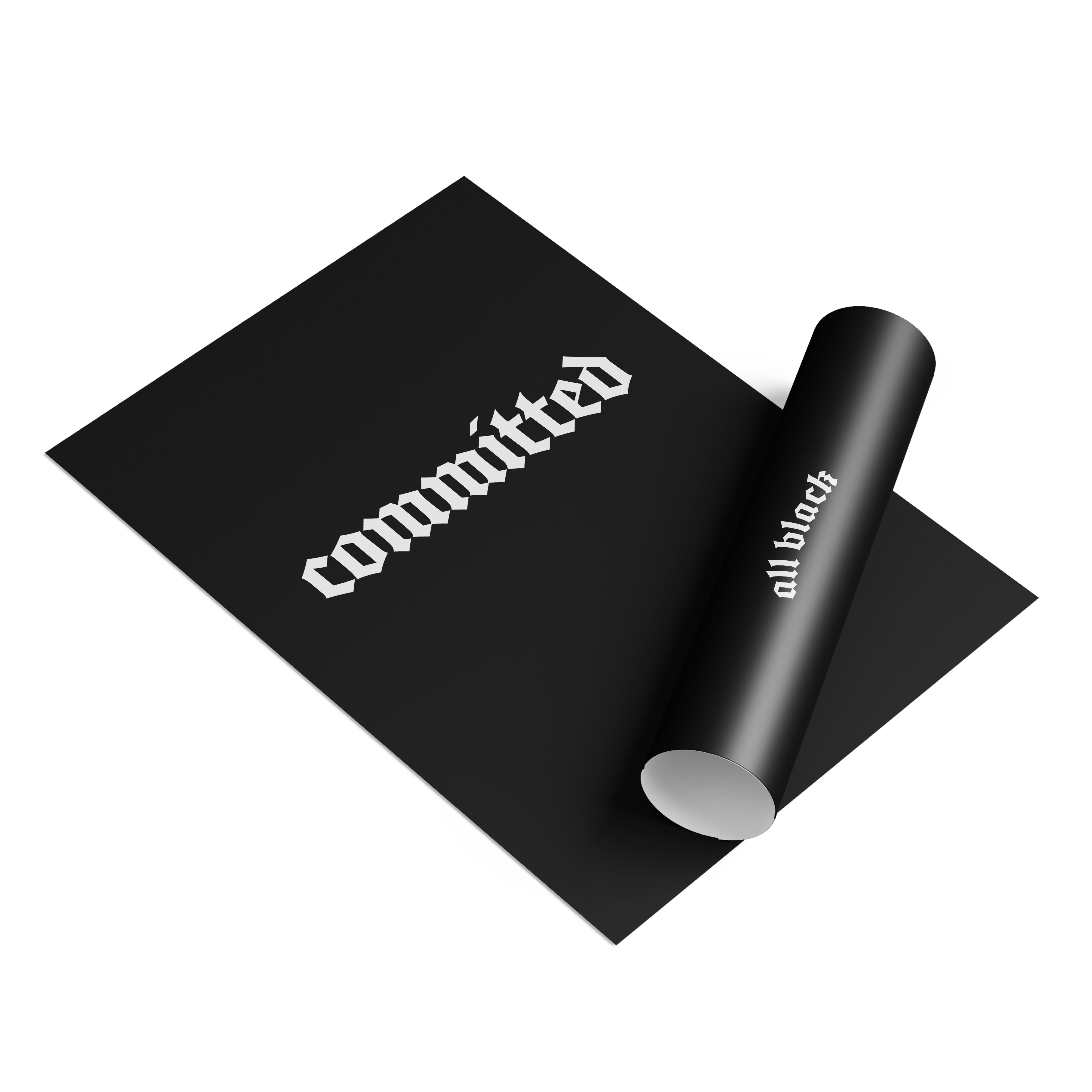 COMMITTED CANVAS BY ALL BLACK