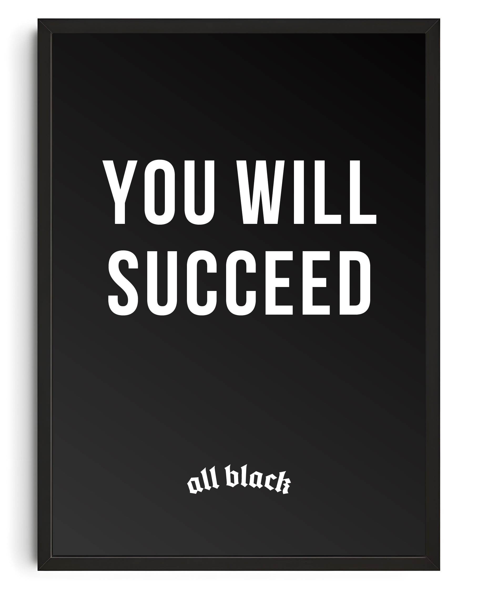 YOU WILL SUCCEED CANVAS