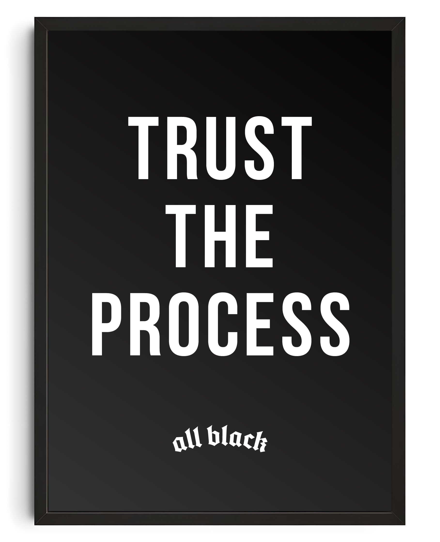 TRUST THE PROCESS CANVAS