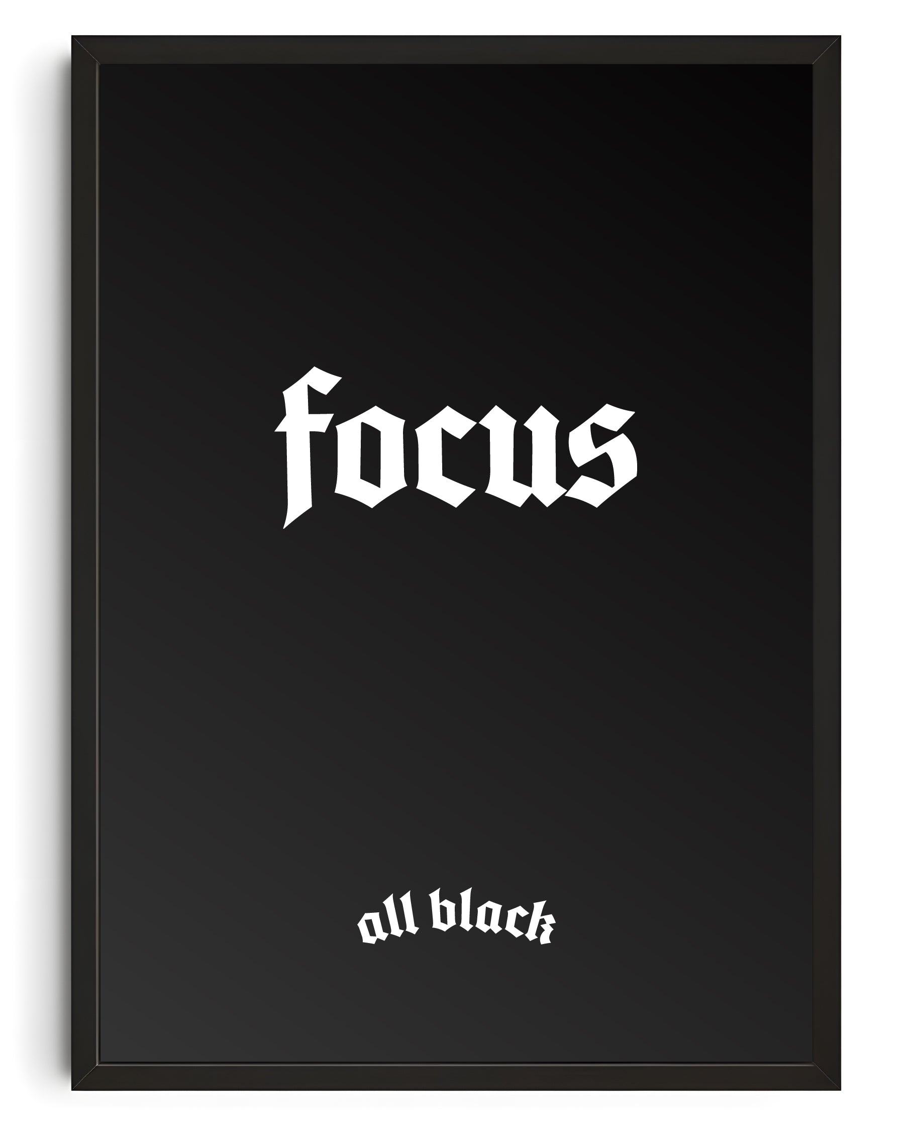 FOCUS CANVAS BY ALL BLACK