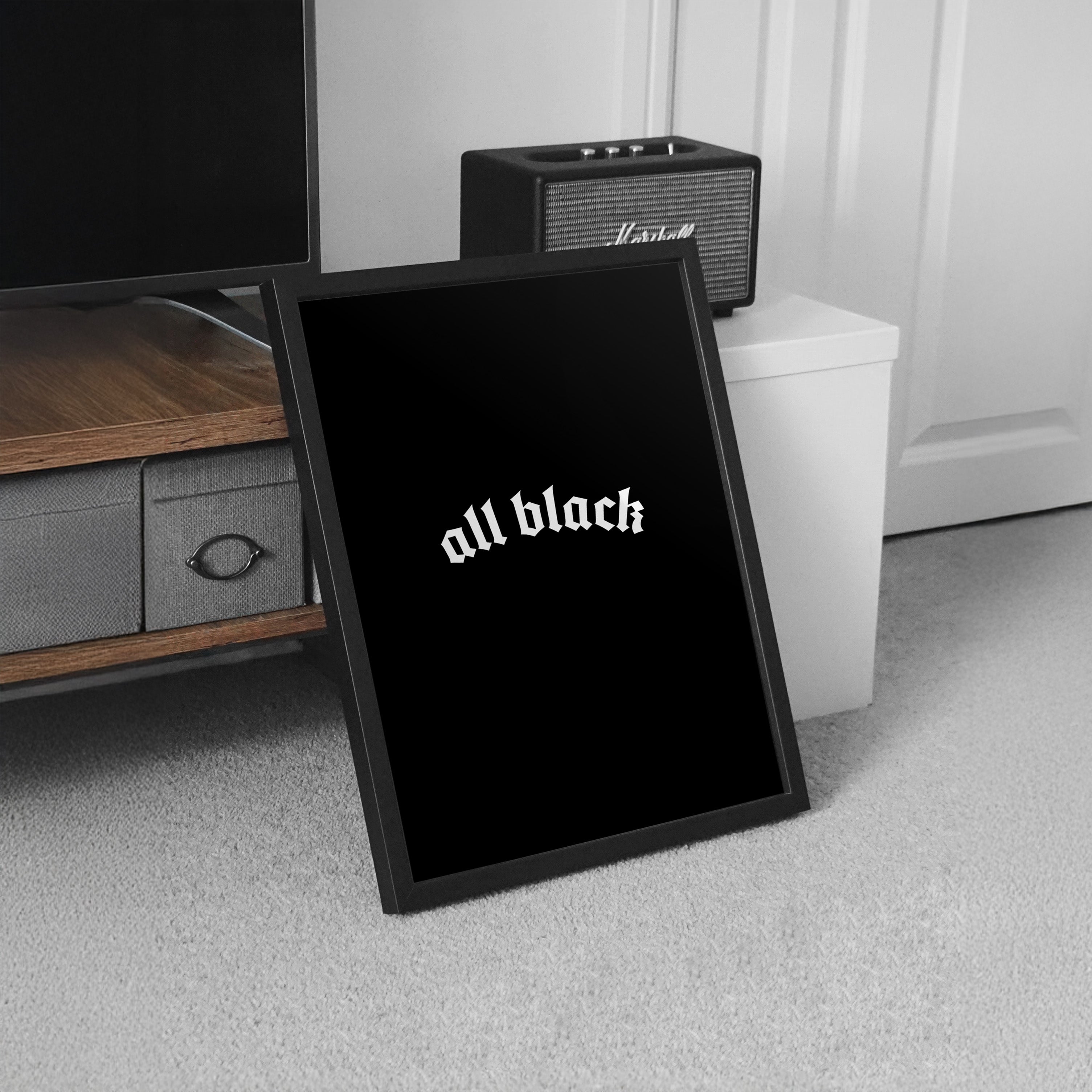 ALL BLACK BRAND CANVAS