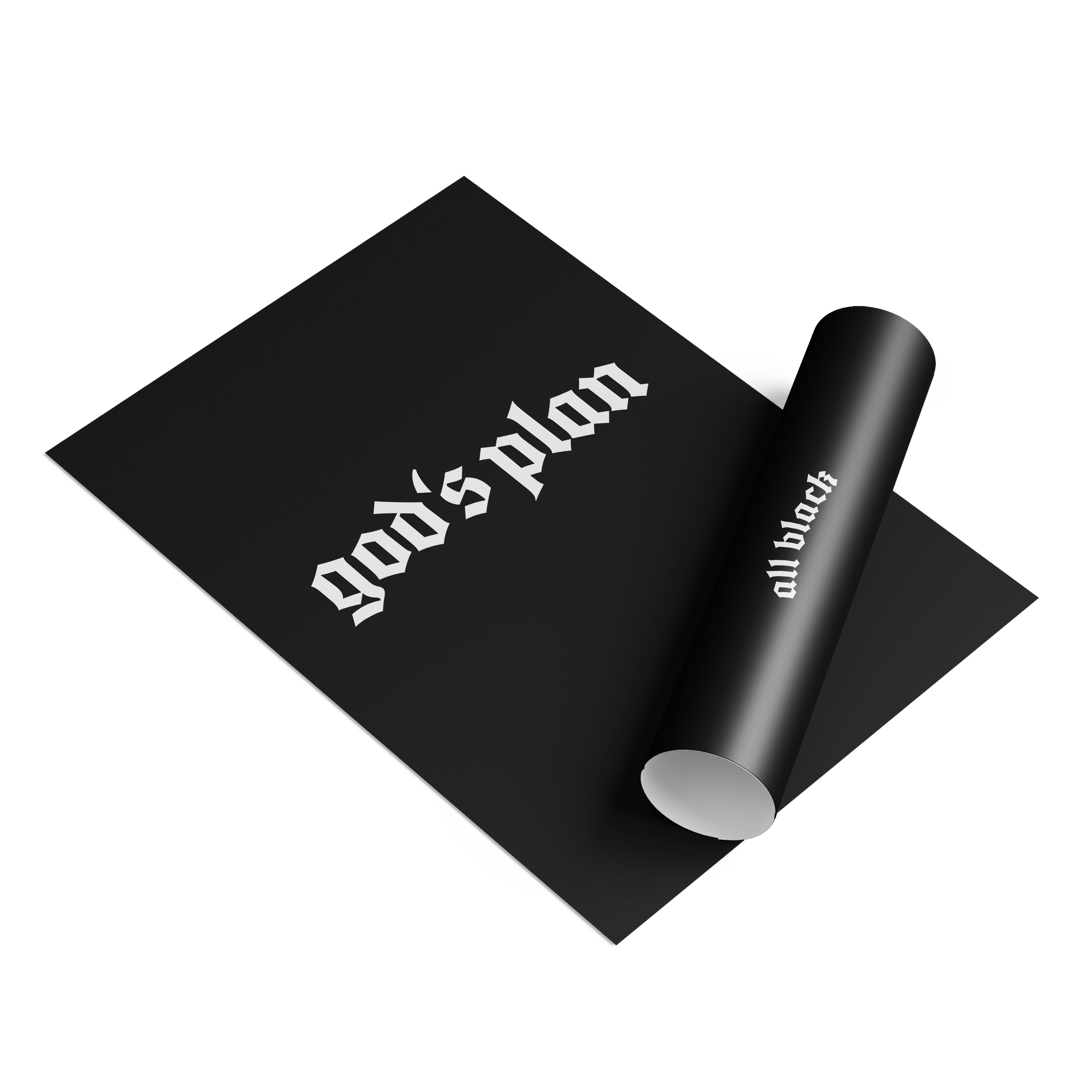 GOD'S PLAN CANVAS BY ALL BLACK