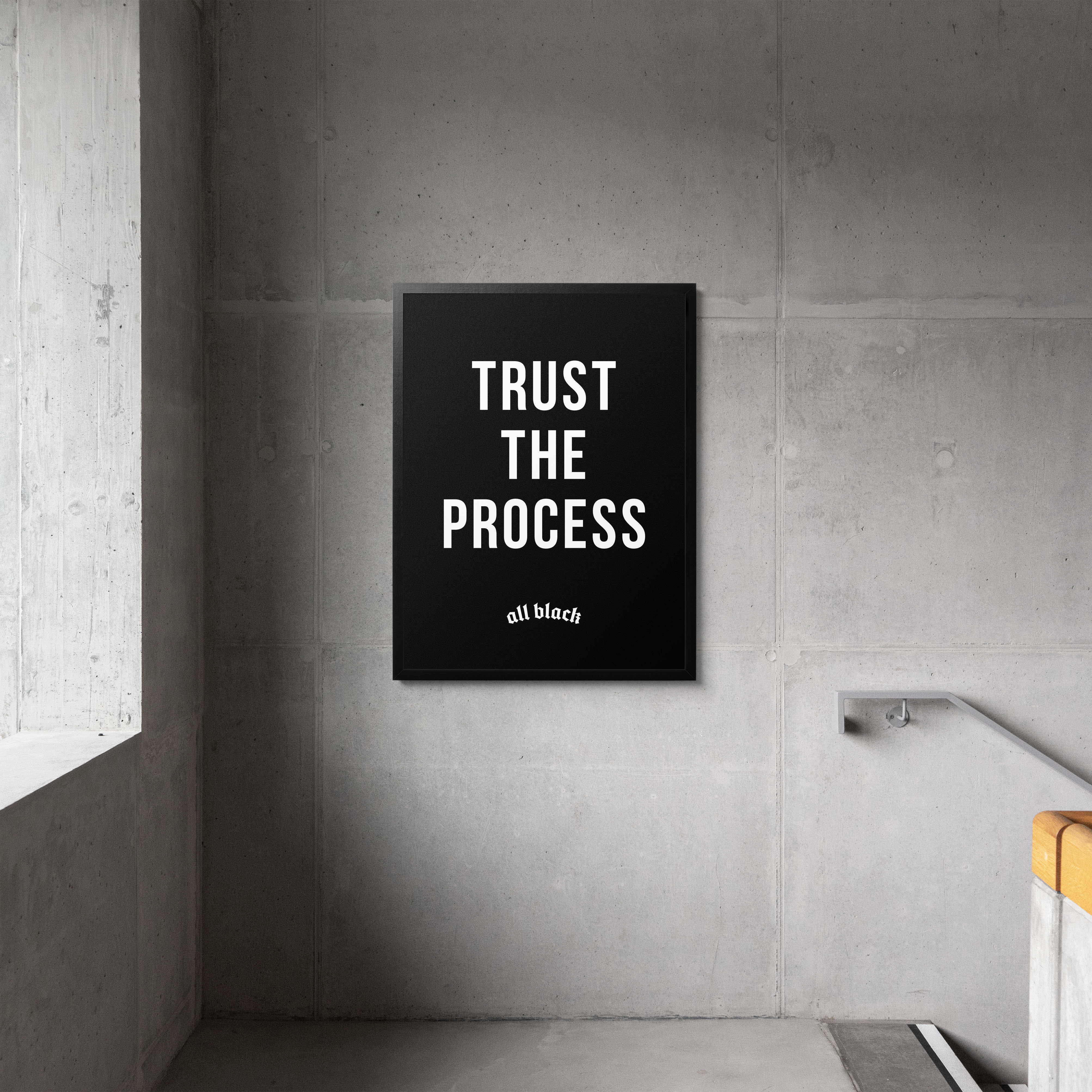 TRUST THE PROCESS CANVAS
